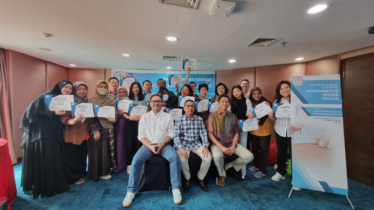 Refreshment Course Akupunktur Medik Dasar PDAI. 10-12 Maret 2023 - Perhimpunan Dokter Spesialis Akupunktur Medik Indonesia
